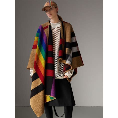 burberry pride cape|vintage burberry cape.